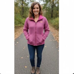 The North Face Magenta Fleece Jacket